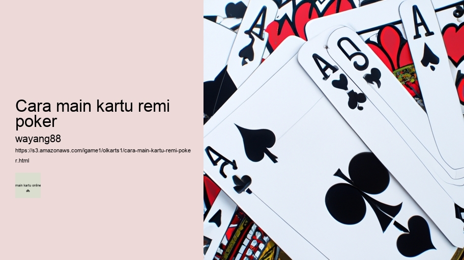 cara main kartu remi poker