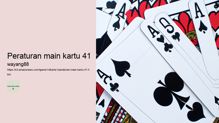 peraturan main kartu 41